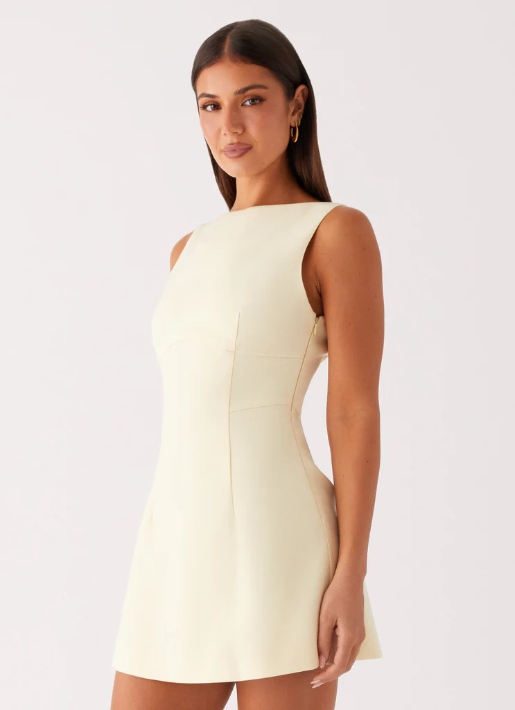 Robe Mini Lulita - Jaune Beurre