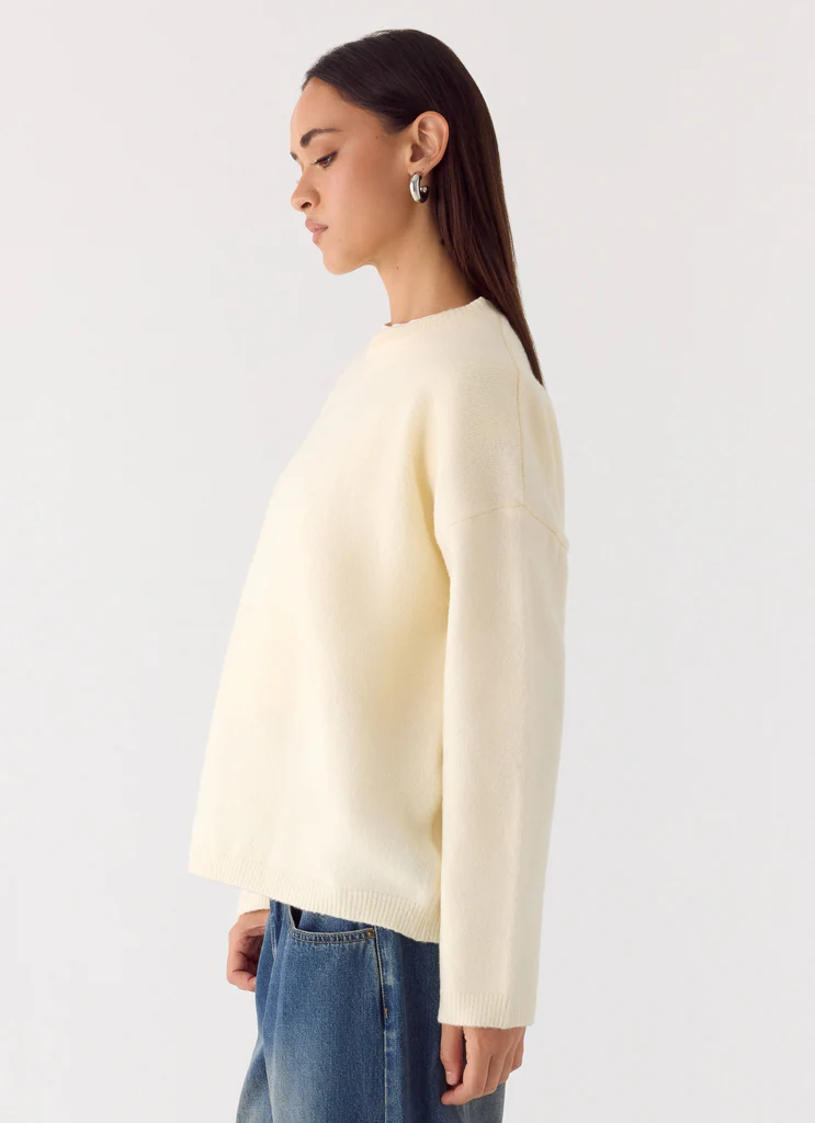 Pull Miyuki en maille - Crème