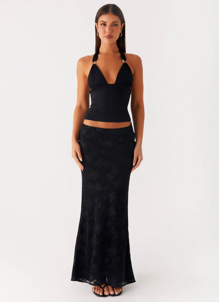 Jupe Maxi Starlit - Noir