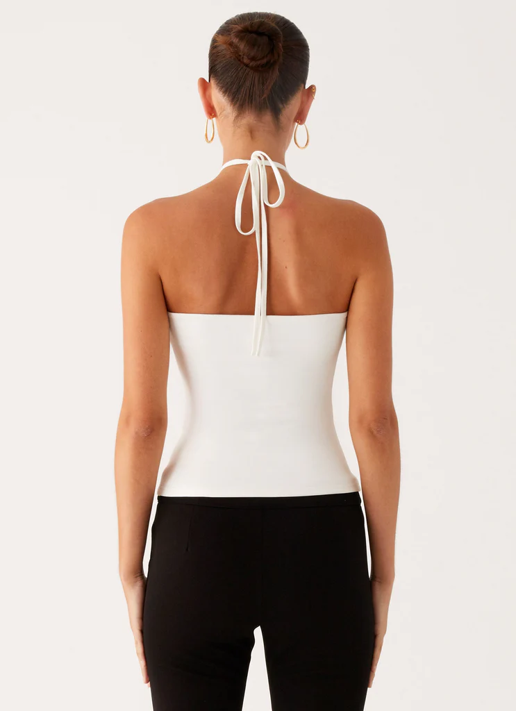 Halter Top Good Thing - Blanc