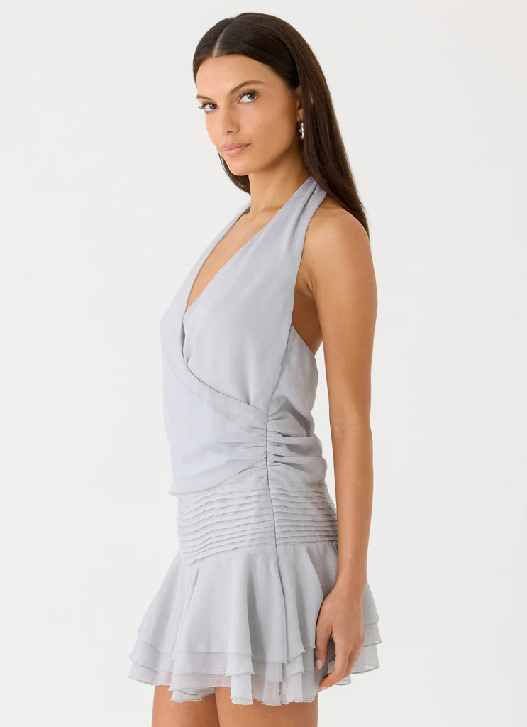 Robe Mini Mura - Bleu Gris
