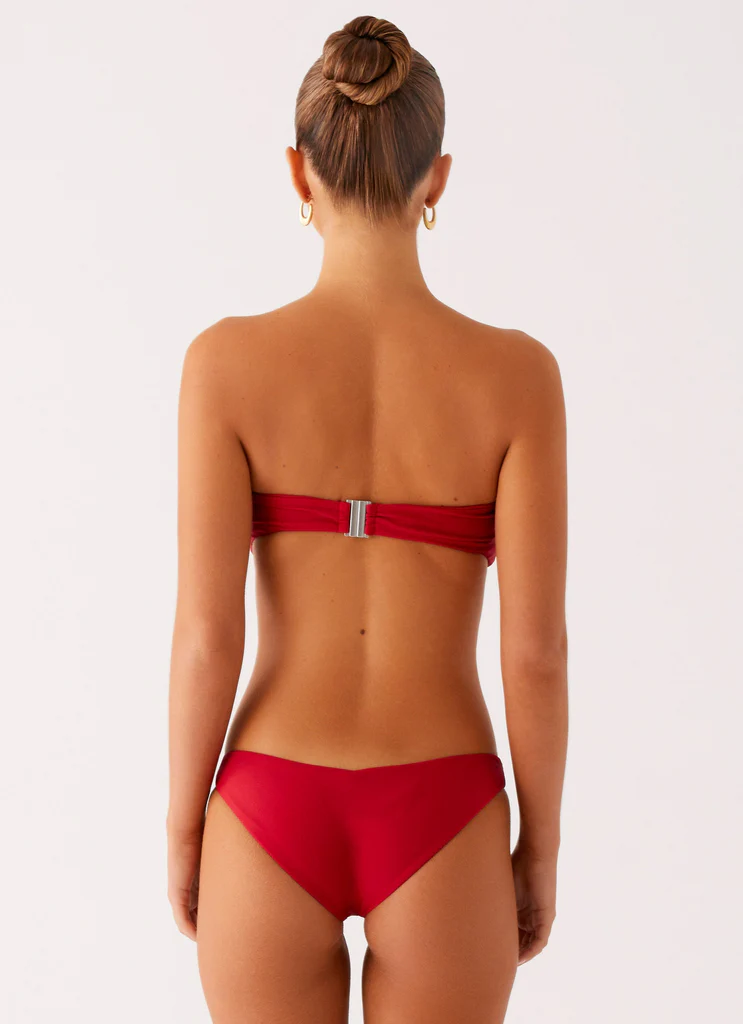 Bas de maillot Delta - Rouge Profond