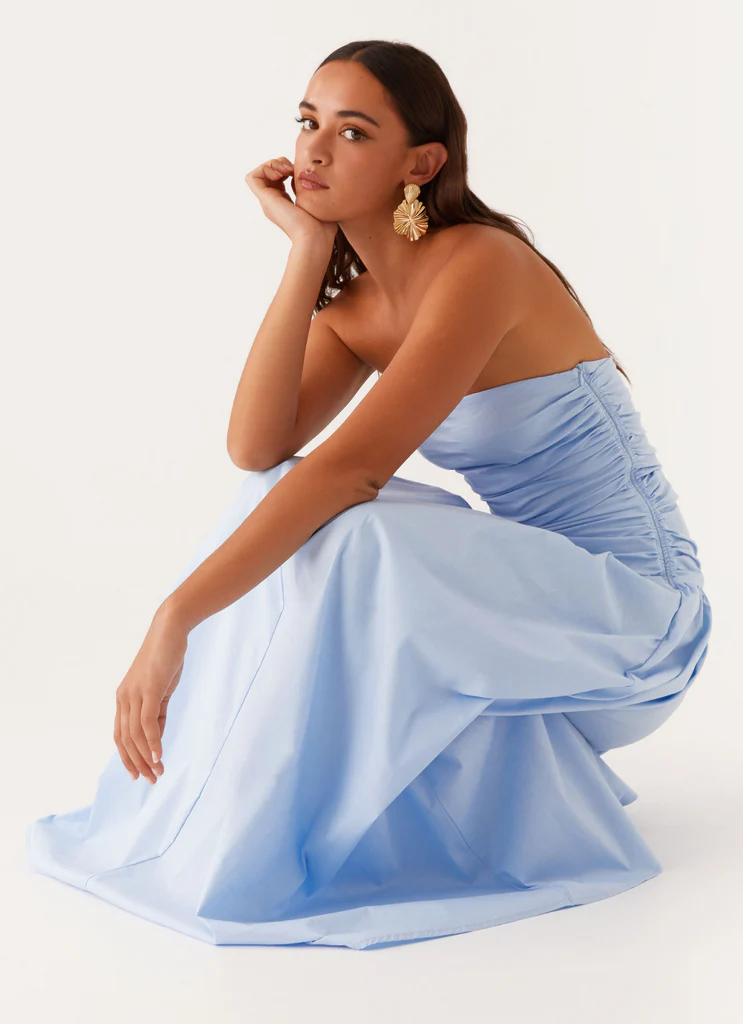 Robe Maxi Carmel – Bleu Robe Maxi Carmel - Bleu