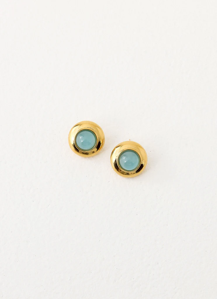 Boucles d'oreilles Poise - Bleu