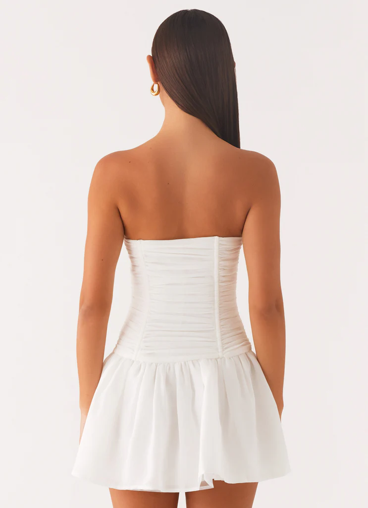 Robe Mini Meadow Dreams - Blanc