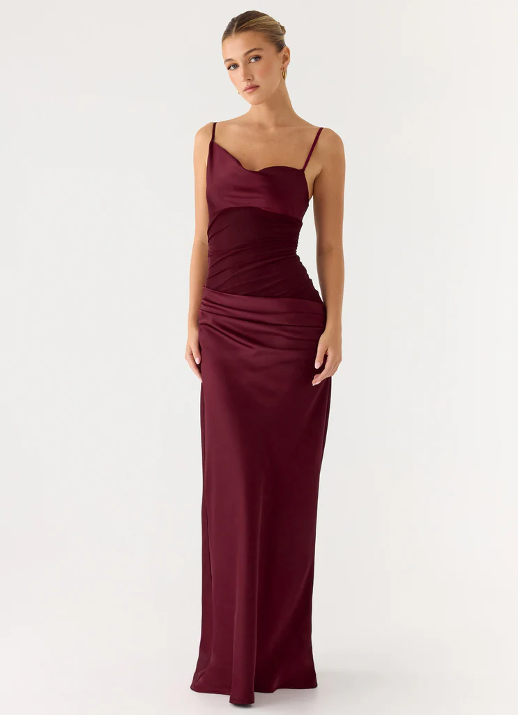Robe Maxi Eternal Energy - Merlot