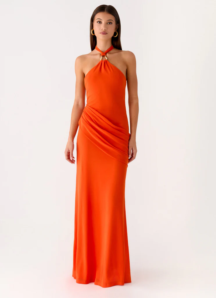 Robe maxi Henrietta - Orange