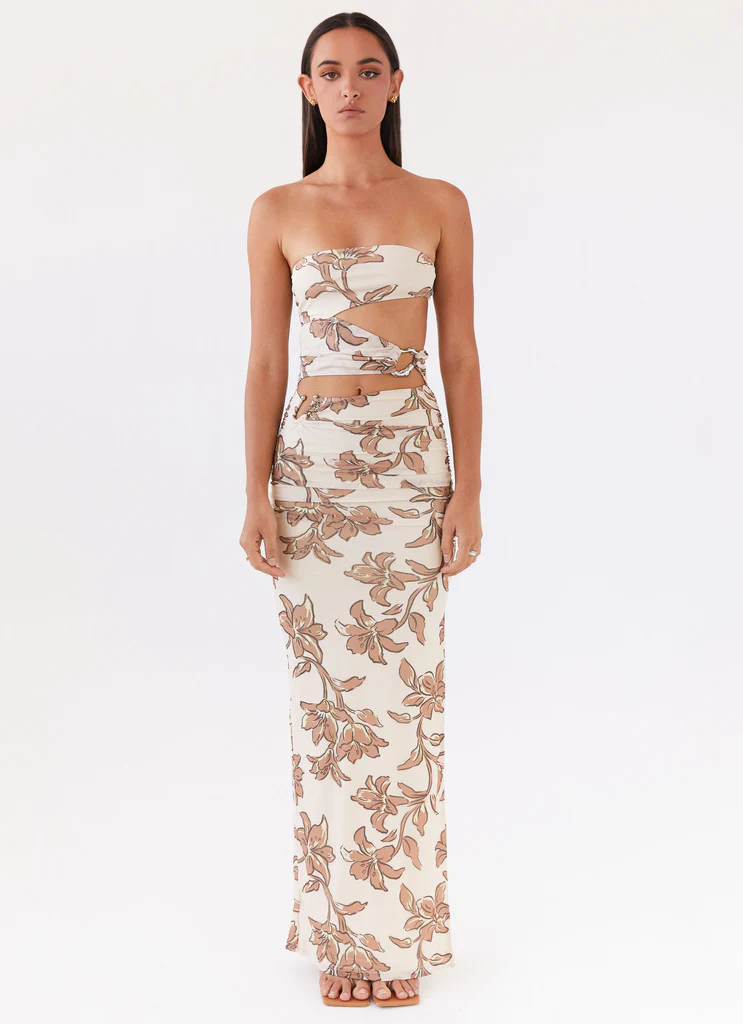 Robe maxi à mailles Into Pieces - Hazel Bloom