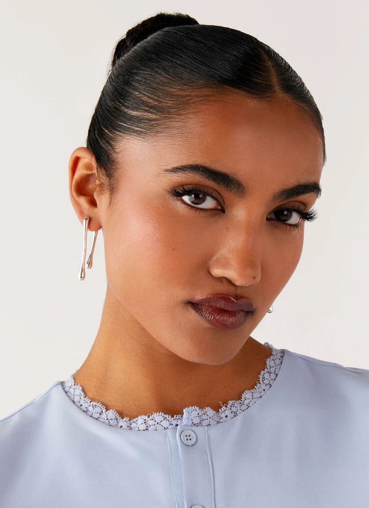 Boucles d'oreilles Titus - Argent