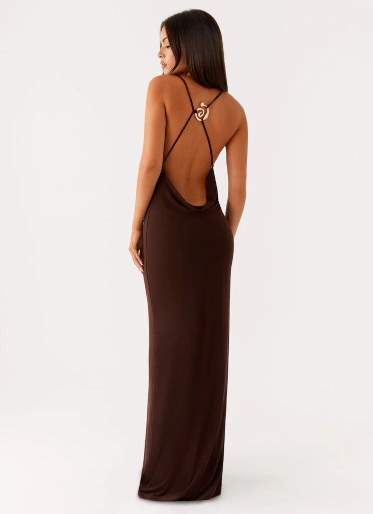 Robe Maxi Game Player - Chocolat