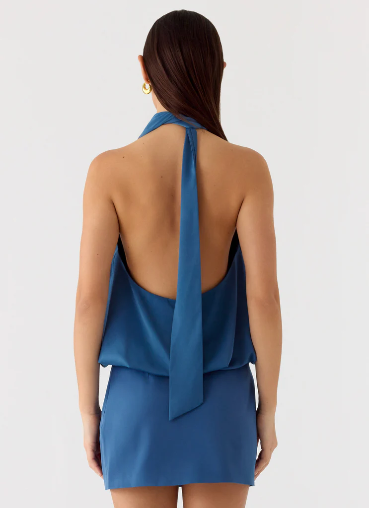 Mini-jupe Do It Again - Navy lavé