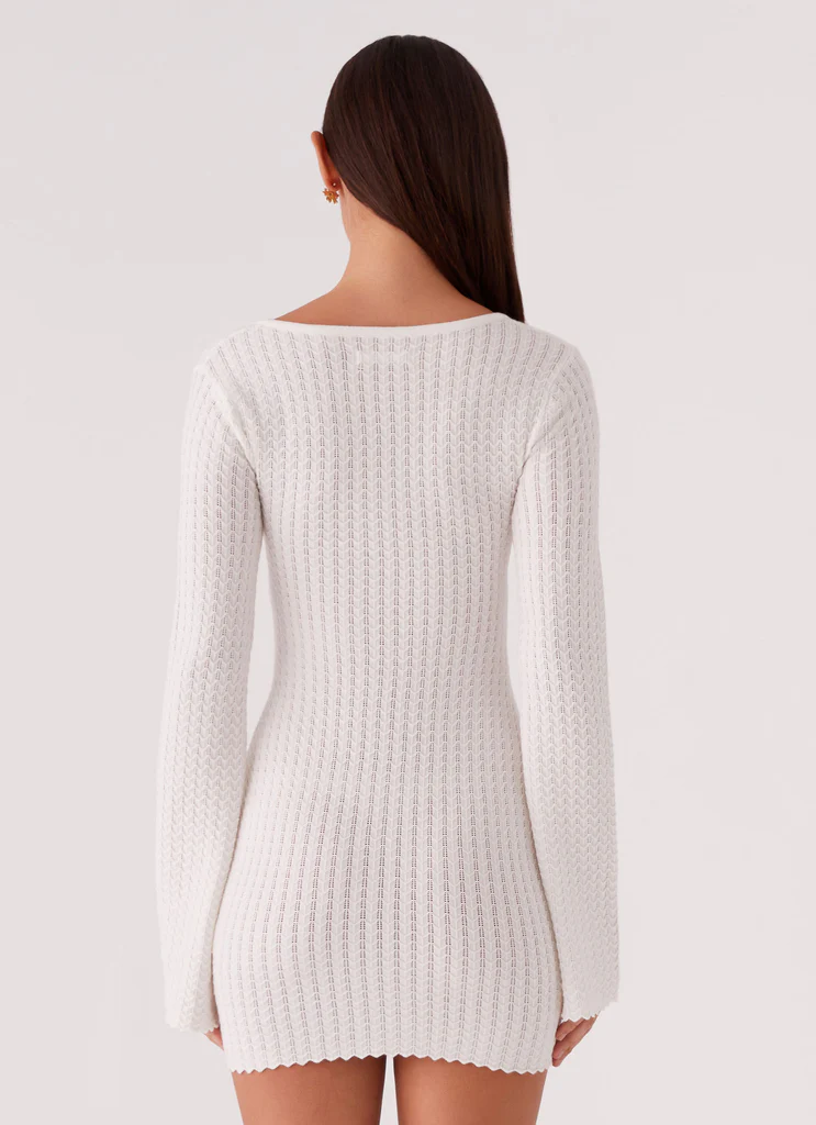 Robe Mini Tricot Lavelle - Ivoire