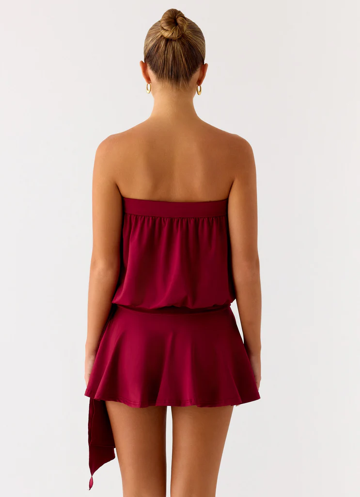 Robe Mini Forever Young - Cerise Foncé