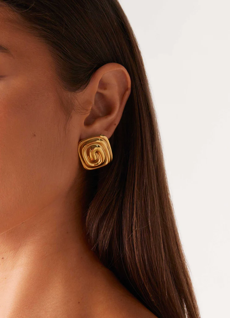 Boucles d'oreilles Bowie - Or