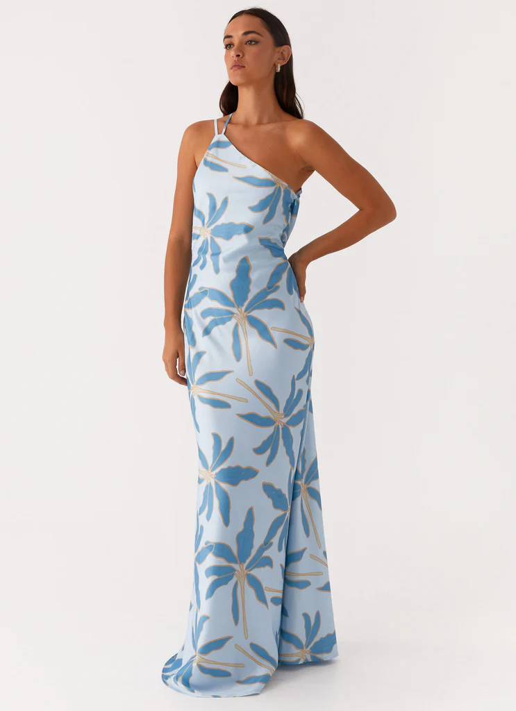 Robe maxi Drifting Apart – Bleu opulent Robe maxi Drifting Apart - Bleu opulent