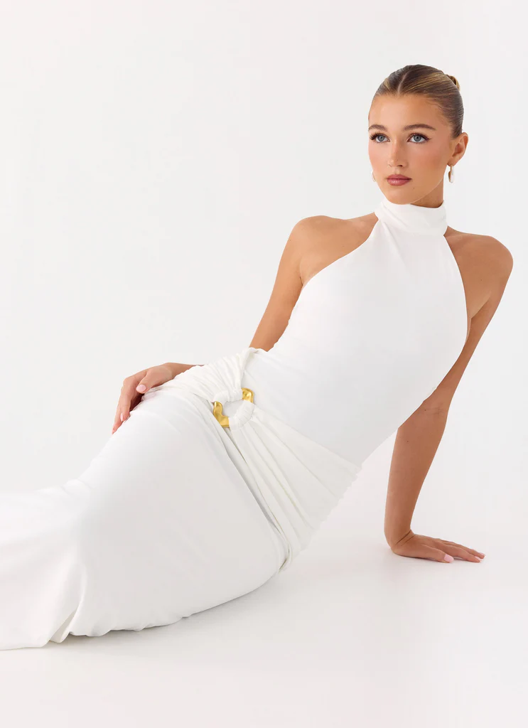 Robe Maxi Forever Radiant - Blanc