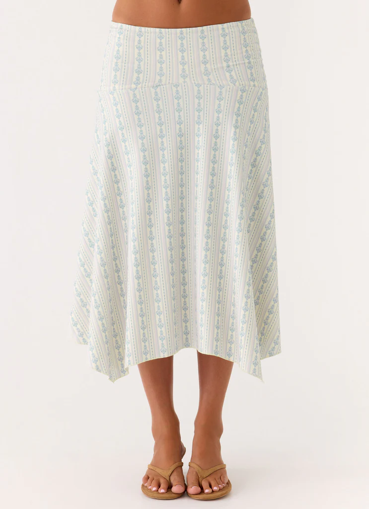 Jupe Midi Katta - Rayures Vintage