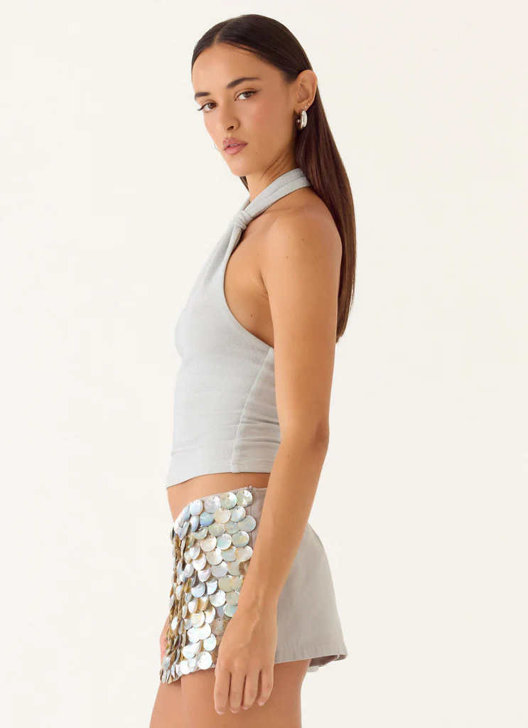 Top Amber Light - Argent