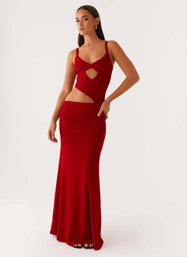 Robe Maxi Jocelyn – Rouge Robe Maxi Jocelyn - Rouge