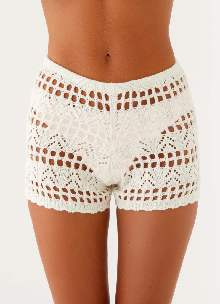 Shorts à mailles Baylock - Blanc