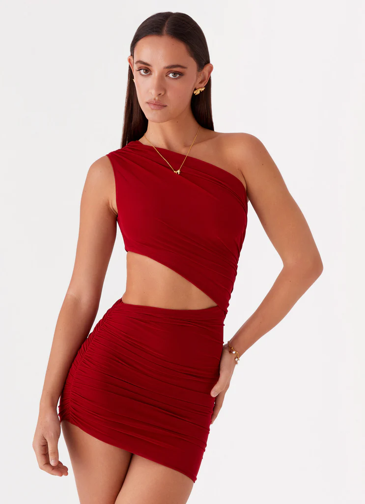 Robe Mini Addie - Rouge Rubis