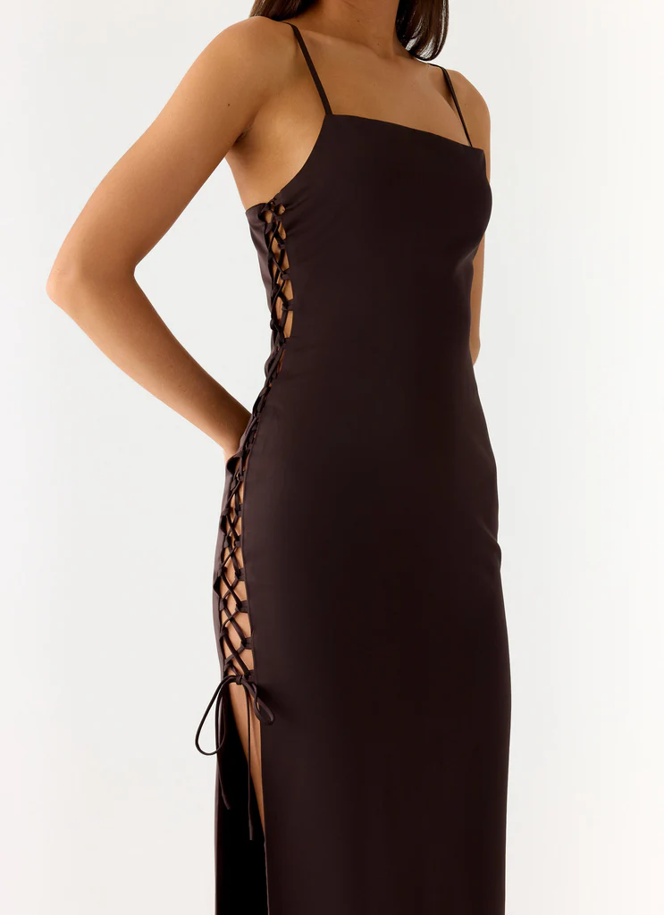 Robe Maxi Hartwell - Chocolat