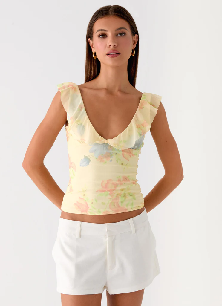 Top Milena Cami - Printemps des prairies