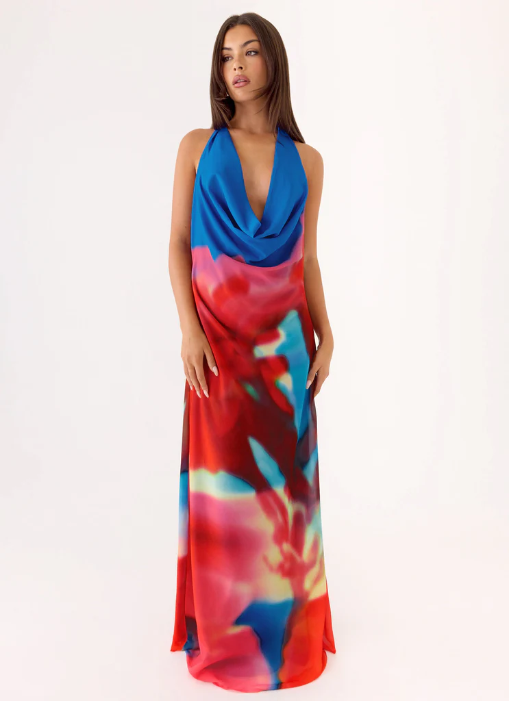 Robe Mayu Maxi - Pétale de Crépuscule