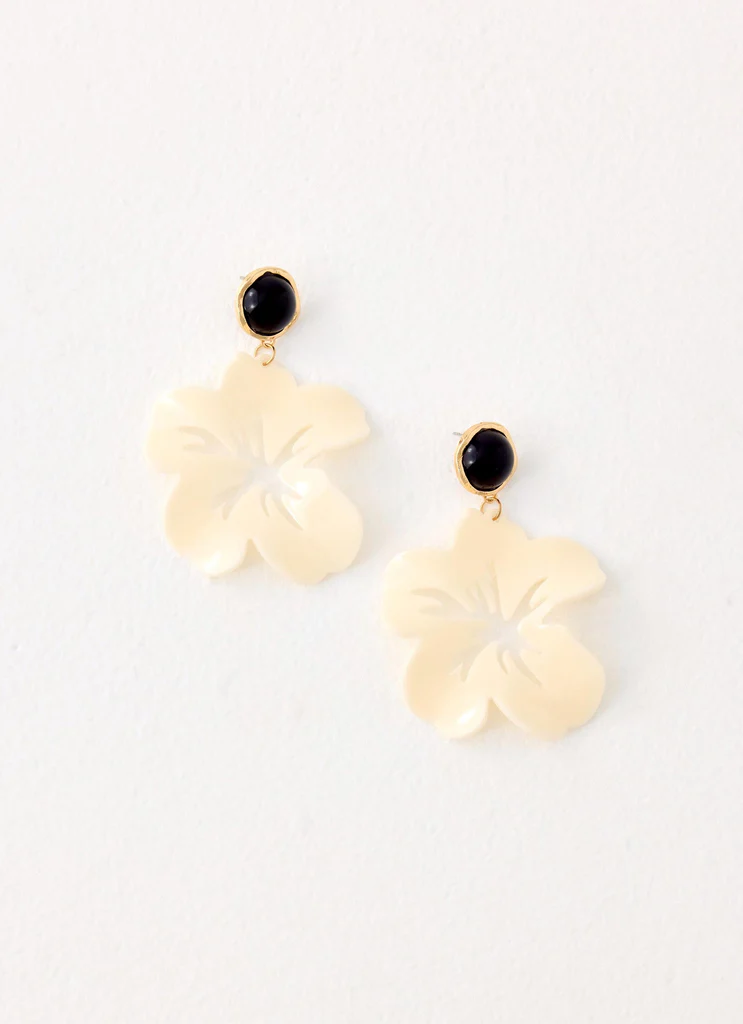 Boucles d'oreilles Chasing Heat - Ivoire