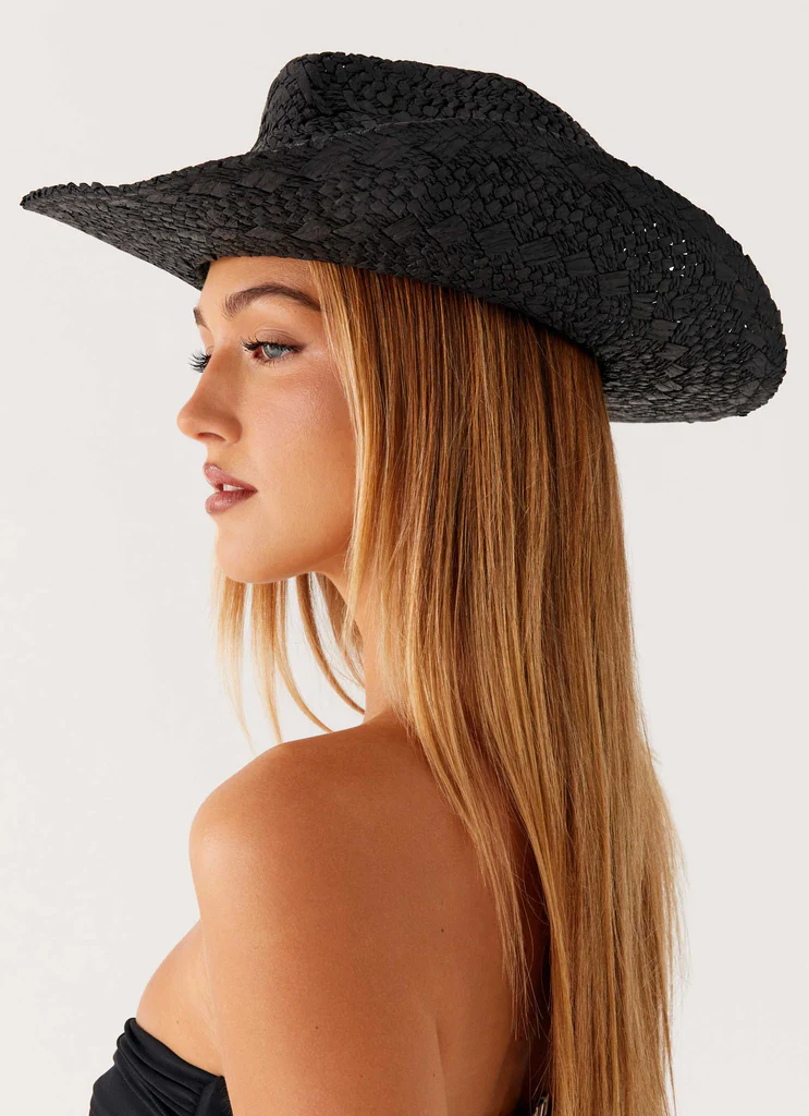 Chapeau de cow-boy Storm - Noir