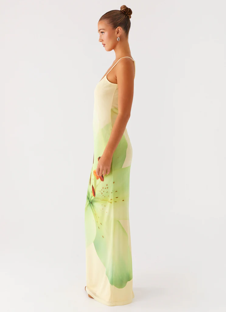 Robe maxi en maille Bad News – Jaune Lily Robe maxi en maille Bad News - Jaune Lily