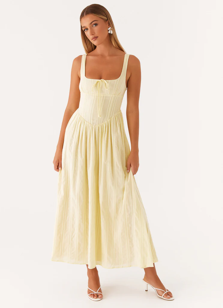 Robe Midi Pascuelle - Jaune