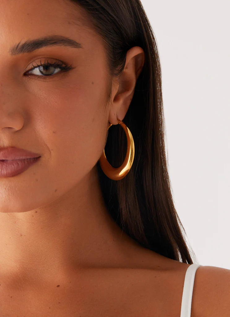 Boucles d'oreilles Harri Hoop - Or