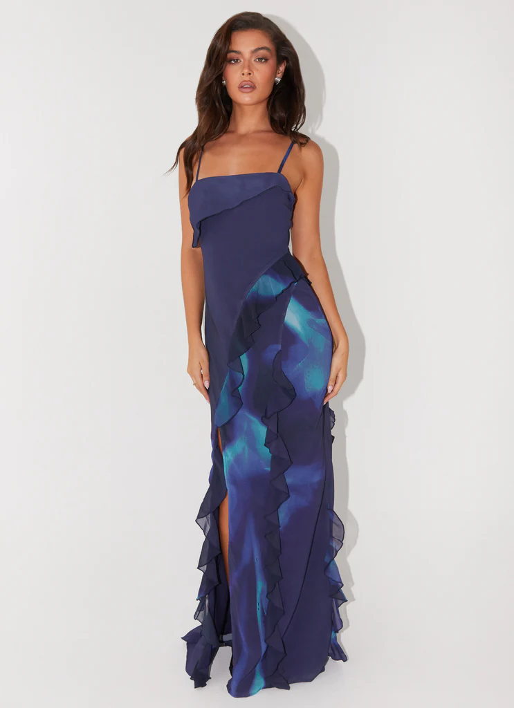 Robe maxi à volants Do No Wrong – Cyber Rose Robe maxi à volants Do No Wrong - Cyber Rose