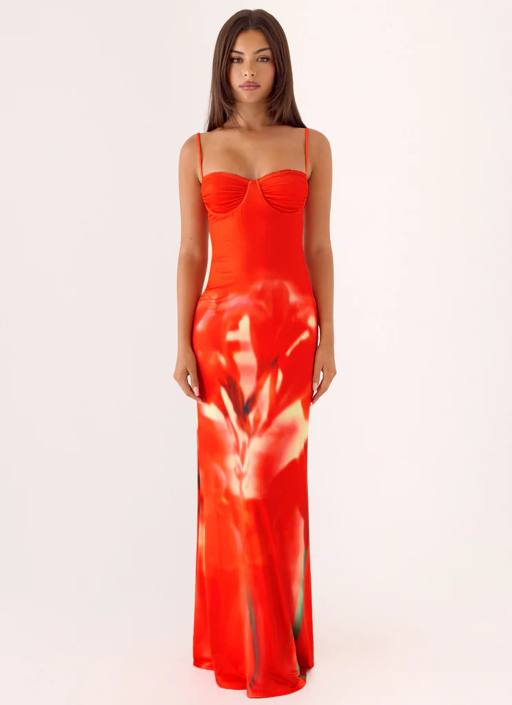 Robe Maxi Vamonos - Feuille de feu