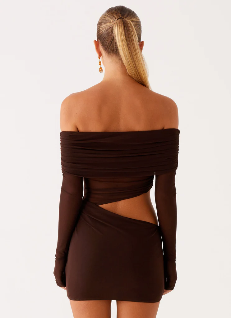 Robe Mini Emery – Chocolat Robe Mini Emery - Chocolat