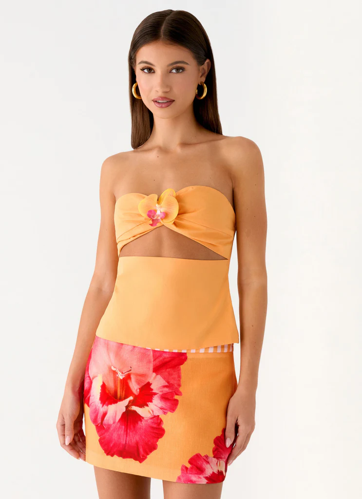 Mini-jupe Kalya – Orange Mini-jupe Kalya - Orange