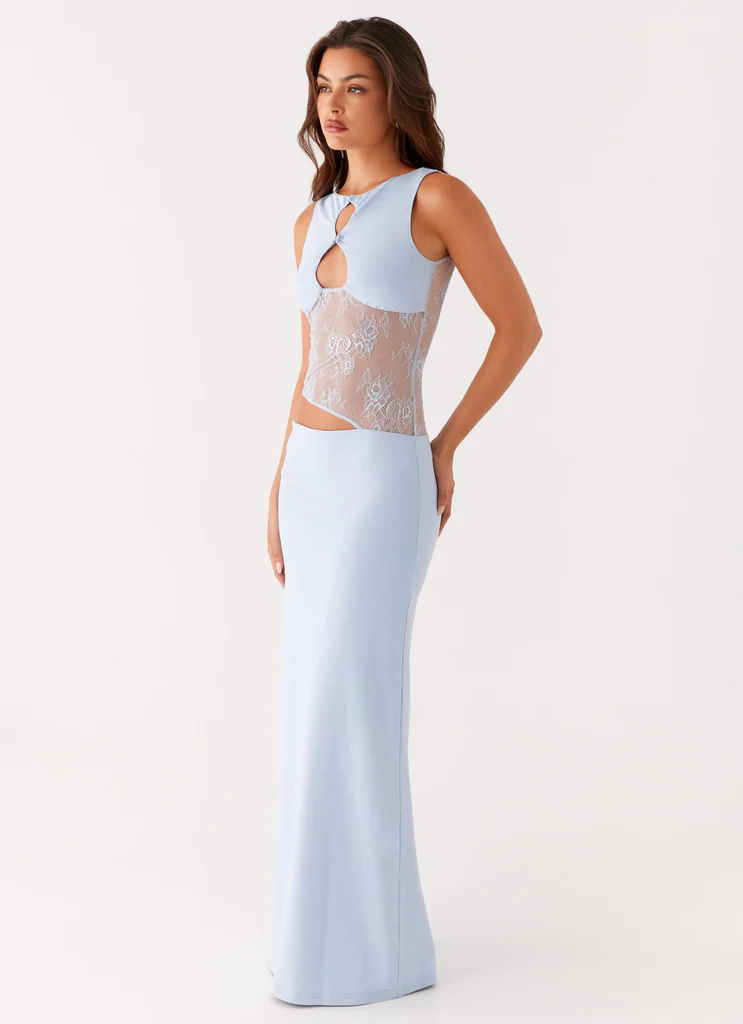 Robe maxi Prophecy - Bleu