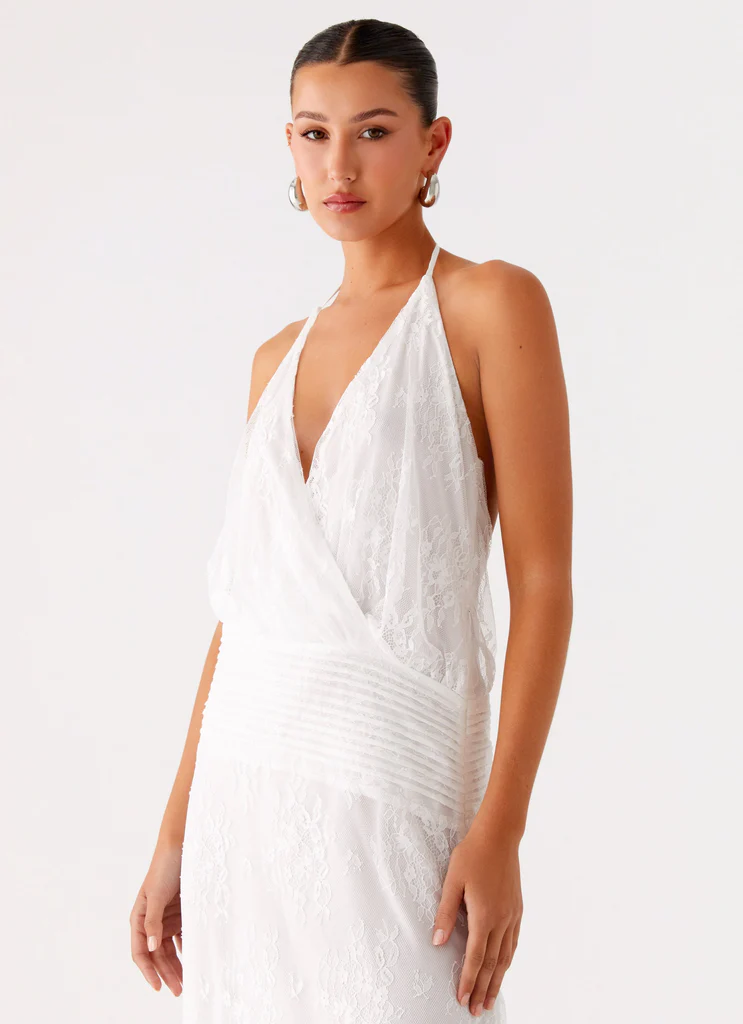 Robe Maxi à bretelles Reinhart – Blanc Robe Maxi à bretelles Reinhart - Blanc