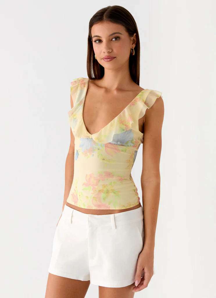 Top Milena Cami - Printemps des prairies