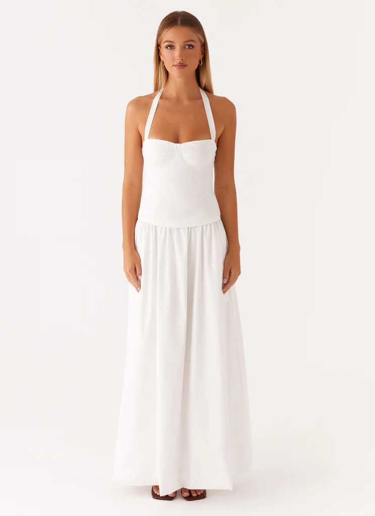 Jupe Maxi Cheryl - Blanc