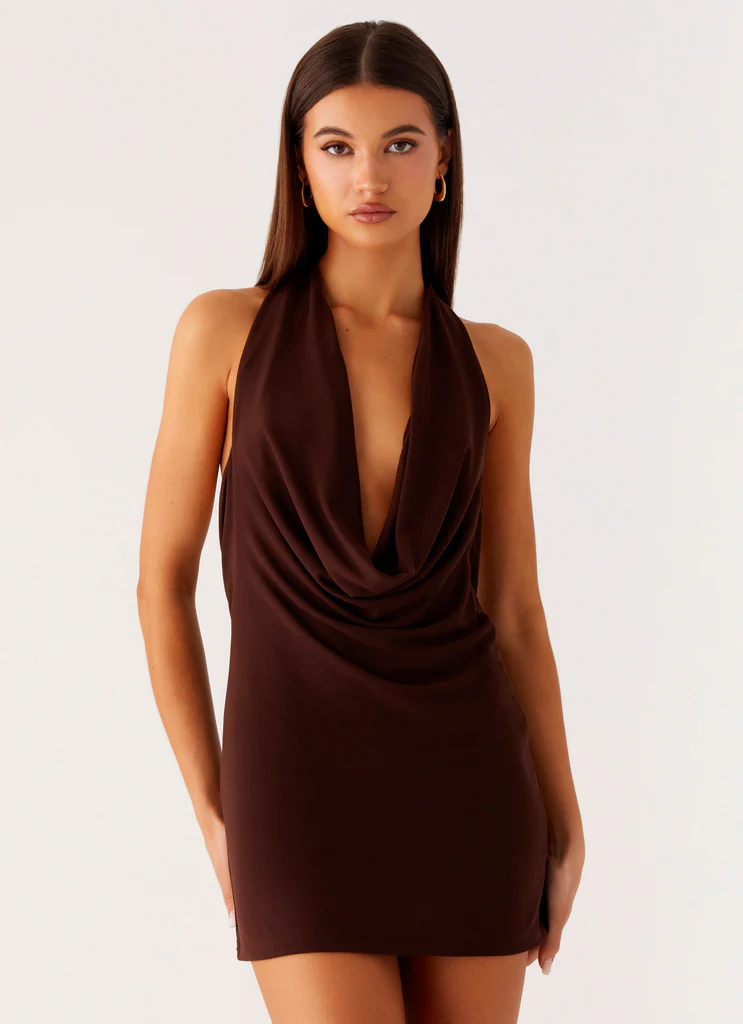 Robe Mini Saffron Skies - Chocolat