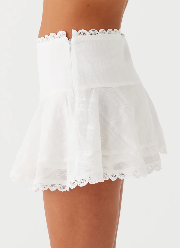 Mini jupe Hundred Percent - Blanc