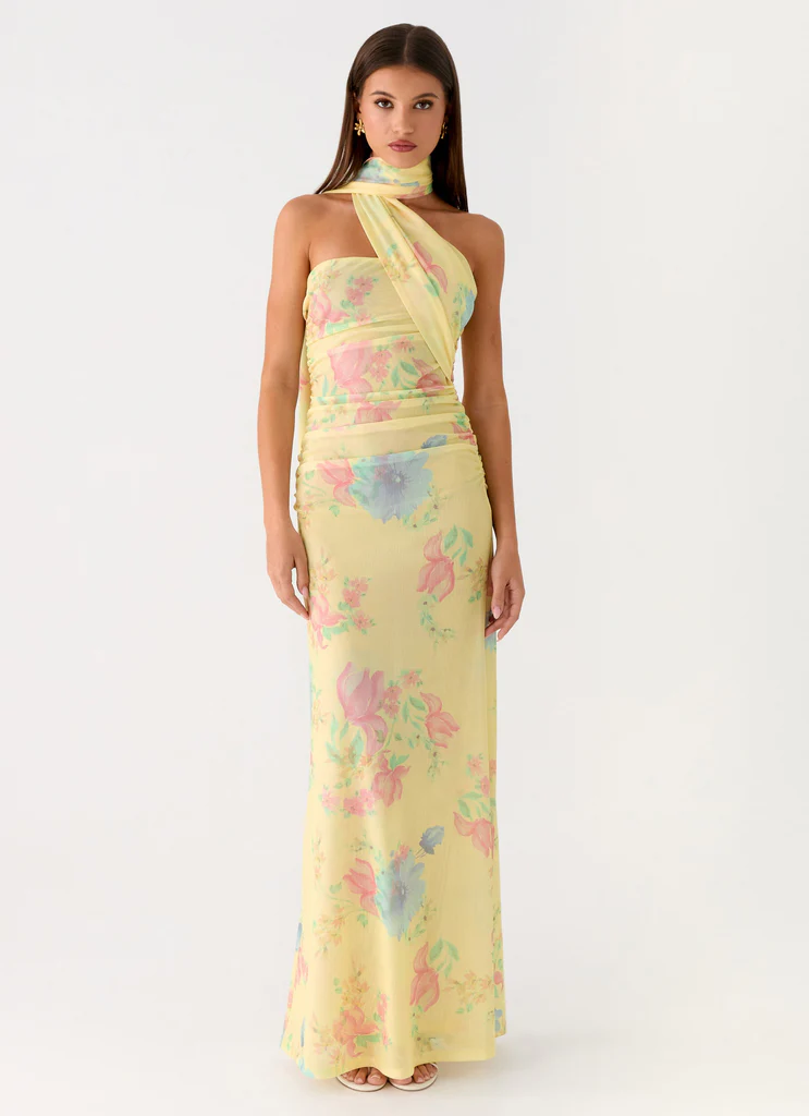 Robe maxi Songbird - Printemps des prairies