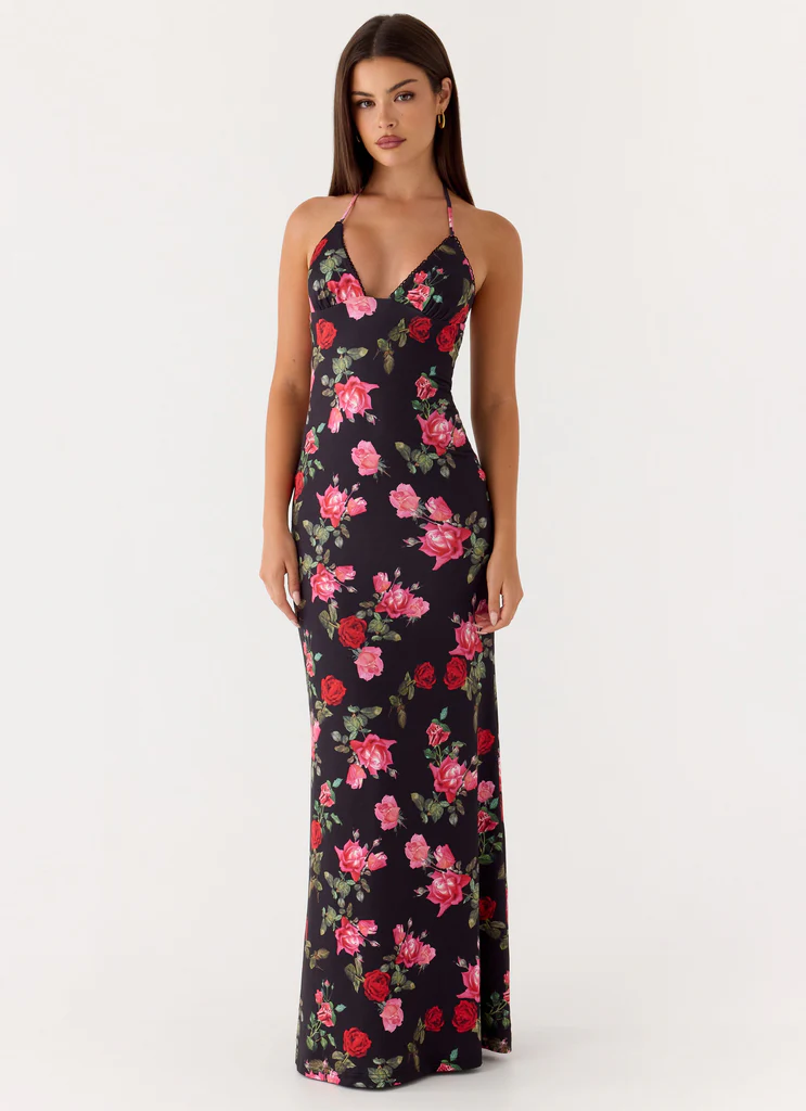 Robe maxi Lorrieanne - Midnight Bloom