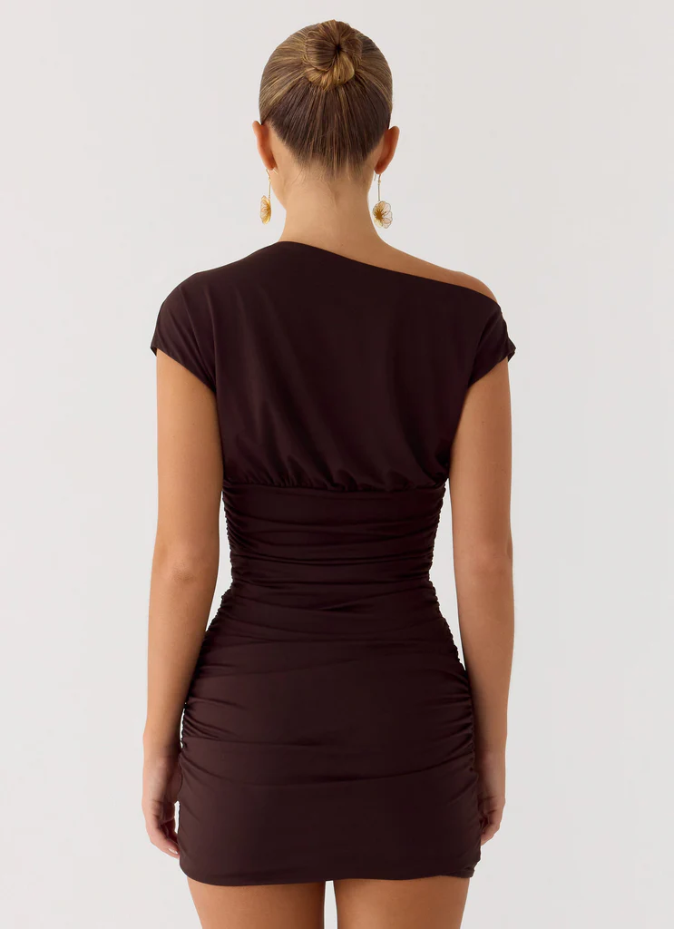 Robe Mini Liana - Chocolat