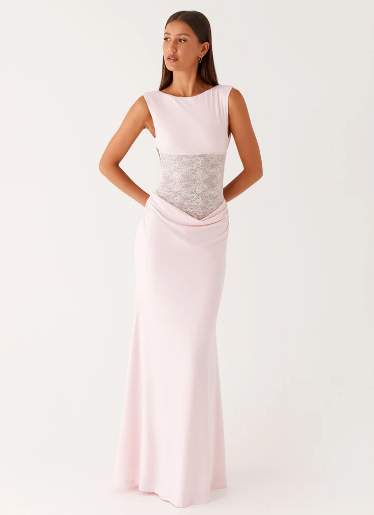 Robe Maxi Love Tease - Rose Pêche