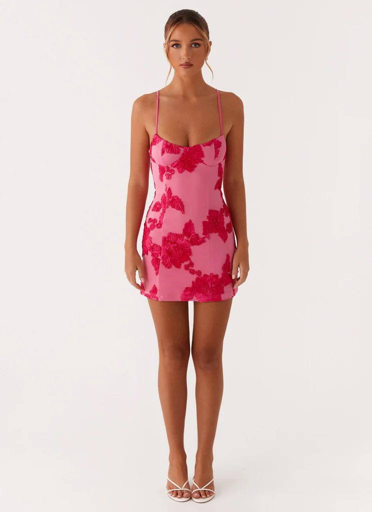 Robe Micro Mini Alivia - Rose