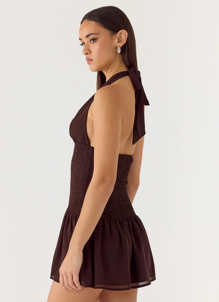Robe Mini Holden – Chocolat Robe Mini Holden - Chocolat