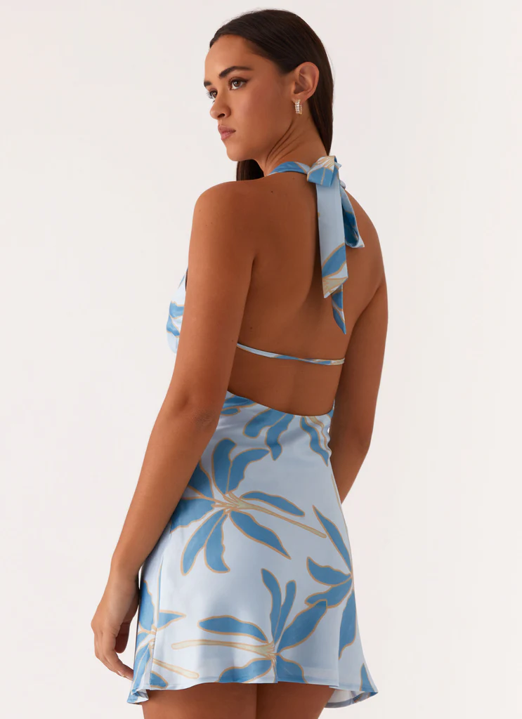 Robe Mini Miss Summer - Bleu Opulent